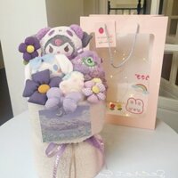 Bó hoa gấu bông quà tặng ngày lễ.sinh nhật. kỷ yếu. ngày lễ, set hoa quà tặng cao cấp gấu ôn(SHIP HỎA TỐC)(tặng túi+đèn)