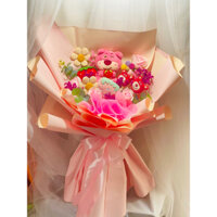 Bó hoa gấu bông siêu xinh