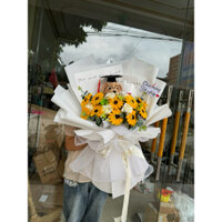 BÓ HOA GẤU BÔNG TỐT NGHIỆP