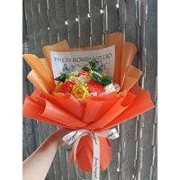 Bó hoa giấy nhún 18bông