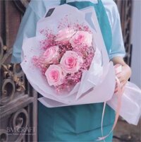 Bó Hoa Hồng Handmade Baby 5 hoa BM11208