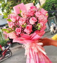 Bó Hoa Hồng Pinky Love HB9001