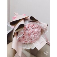 Bó hoa Hồng sáp 20,30 bông hàng đẹp y hình luôn sẵn ạ