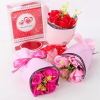 BÓ HOA HỒNG SÁP 4 BÔNG SWEET LOVE