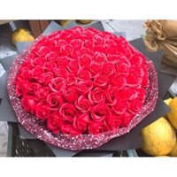 Bó hoa hồng sáp thơm 99 bông có đèn lét- kho sỉ Tuyên Quang