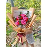 Bó hoa kẽm nhung -160k