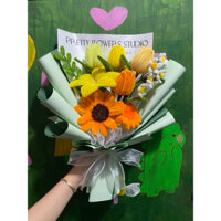 Bó hoa kẽm nhung quà tặng 20/10