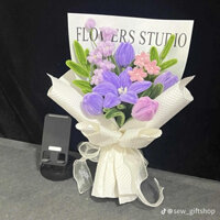 bó hoa kẽm nhung xinh