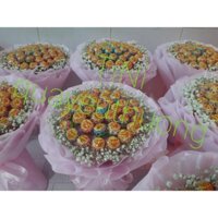 bó hoa kẹo chupa chups (phối hoa bi)