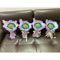 bó hoa kẹo mút 14 viên chupachup xinh siêu dễ thương, phù hợp tặng sinh Nhật tặng người thương lễ 20/10