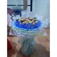 Bó hoa kẹo mút 50 viên