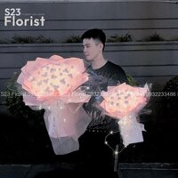 bó hoa kẹo mút, bó hoa 14/2, bó hoa valentine, bó kẹo quà tặng