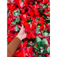 Bó Hoa Kẹo Mút Thích Hợp Làm Quà Tặng Giáng Sinh Quà Noel Ý nghĩa