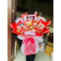 Bó Hoa Kẹo Size To Quà 20/10, sinh nhật,  trung thu, 1/6 cho các bé, người yêu