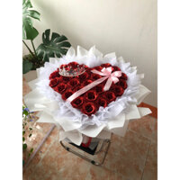 Bó hoa kim tuyến đỏ 30 bông