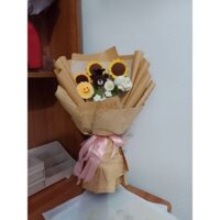 bó hoa len handmade( làm theo yêu cầu)