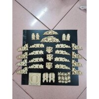 bộ hoa mai 34 món