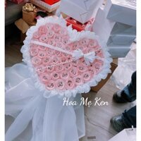 Bó hoa nhũ Galaxy màu hồng hình trái tim, quà tặng sinh nhật, Valentine, 8/3, 20/10