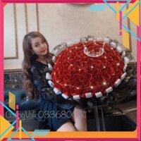 Bó hoa nhũ kim tuyến 50 bông siêu to,siêu chảnh - Kho Sỉ Tuyên Quang