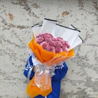 Bó Hoa Nhũ Kim tuyến Cao Cấp 13 bông to đẹp sang chảnh (Tặng kèm thiệp)