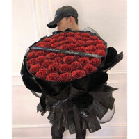 Bó hoa nhũ tròn size đại trên 50bong, siêu to + tặng kèm vương miện+ đèn nháy. Nhiều màu (ảnh thật sẵn ship)