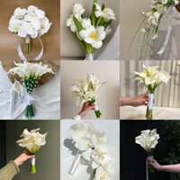 Bó hoa rum, bó hoa lan hồ điệp | PHUKIENCUOILINHQUAN