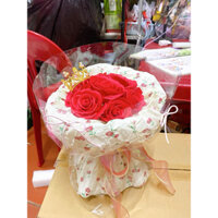 Bó Hoa sáp 7 lớp giấy Nhún