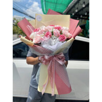 Bó hoa sáp mix màu nhiều mẫu