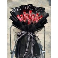bó hoa socola kitkat tặng valentine,  bó hoa socola, kitkat, quà valentine cho nữ , cho nam.Quà sinh nhật,quà tốt nghiệp