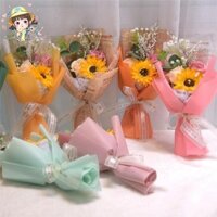 Bó hoa xà phòng hoa hồng nhân tạo cho lễ tốt nghiệp Xà phòng tắm lãng mạn Hoa