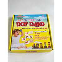 Bộ học flash card dạy trẻ học toán DOT CARD theo phương pháp Glenn Doman