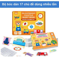 BỘ HỌC LIỆU BÓC DÁN 17 CHỦ ĐỀ CHO BÉ GB6675