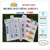 ◎[Bộ học liệu Tiếng Anh cơ bản] 20 trang, nhiều từ vựng, hình ảnh minh họa sinh động, xinh xắn.