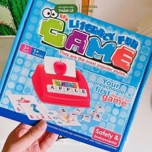 Bộ học từ vựng ghép chữ tiếng anh Literacy Fun Game (mẫu B)