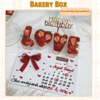 Bộ Hộp Chữ LOVE Đựng Bánh Lạnh, Tiramisu, Mousse, Tặng Quà VALENTINE, Lễ 8/3