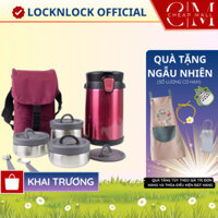 Bộ hộp cơm giữ nhiệt 2000ml LocknLock Easy Take Lunch Box Chính hãng LHC8034 - CHEAPMALL BEAR