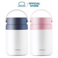 Bộ hộp cơm giữ nhiệt đựng thức ăn kèm muỗng Lock&Lock Handle Food Jar 700ml - LHC8042