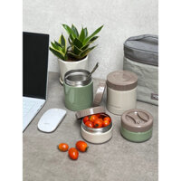 Bộ hộp cơm giữ nhiệt Kaiyo 5 món (4 hộp và 1 túi vải), hộp cơm inox 304 cao cấp - Hàng chính hãng