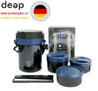 Bộ hộp cơm giữ nhiệt Pearl Metal 3 ngăn 1800ml DEEP12 | Nghĩ đến chất lượng cao nghĩ đến www.yeuhangduc.vn