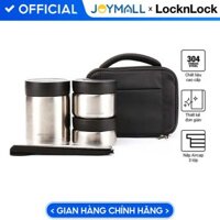 Bộ Hộp Cơm Giữ Nhiệt Thép Không Gỉ Lock &amp; Lock LHC8031SLV - Bạc