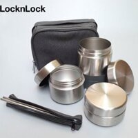 Bộ Hộp Cơm Giữ Nhiệt Lock&amp;Lock LHC8016 1150ml - Hàng Chính Hãng