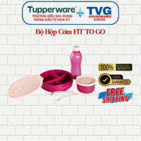 Bộ Hộp Cơm Văn Phòng Nhựa Nguyên Sinh Tupperware Fit To Go-Dùng An Toàn Với Lò Vi Sóng TVGhousewares