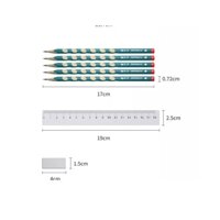 Bộ Hộp Đựng Bút Chì Lớn Thước Kẻ Tẩy Bút Chì 4 Bộ Đồ Dùng Học Tập Quà Tặng Cho Học Sinh Tiểu Học