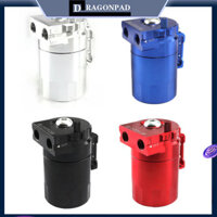 Bộ hộp đựng dầu Dragonpad 300ML, Bộ tách dầu bằng nhôm đa năng Catch Can với bộ lọc hơi thở, Bộ chuyển đổi 6mm 8mm 10mm, Phụ kiện ô tô bể chứa vách ngăn