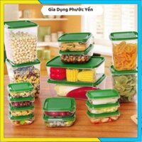 Bộ hộp đựng thực phẩm 17 món - Set 17 hộp nhựa tủ lạnh cao cấp bảo quản đồ ăn