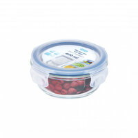 Bộ hộp đựng thực phẩm Thủy tinh Inochi tiêu chuẩn nhật bản - Tròn - 400