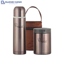 Bộ hộp giữ nhiệt La gourmet Sakura 580ml + 500ml