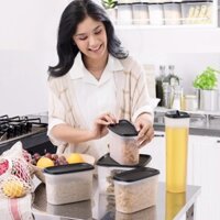 Bộ hộp kệ bếp Tupperware Urban Kitchen set 4 giảm 35% Black Friday 2021