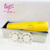 BỘ HỘP LÕI 45 gồm HỘP INOX (48,5x15x15cm) và MÀNG BỌC THỰC PHẨM Lingo 46,5cmx500m