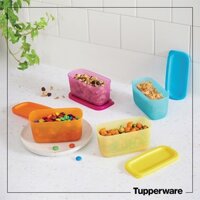 Bộ hộp Mini Rectangular Tupperware 4 hộp 250Ml, trữ mát trữ khô, nhựa nguyên sinh bảo quản thực phẩm